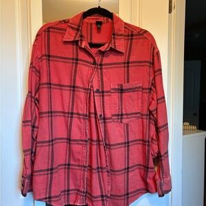 Red Target Flannel
